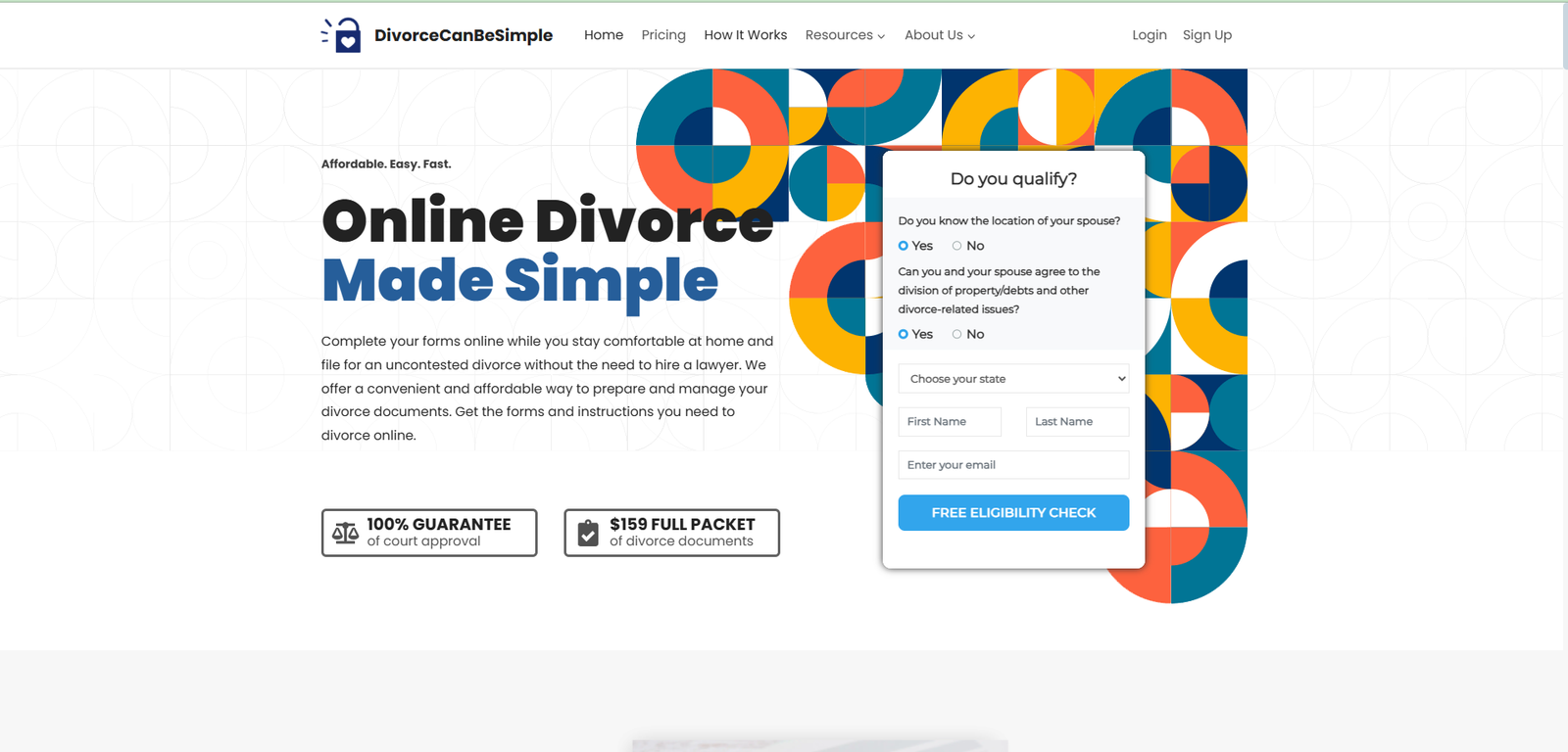 DivorceCanBeSimple.com - Top Online Divorce Software Services for Californians